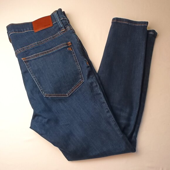 Madewell Denim - Madewell Denim Jeans Size 30/10P Mid Rise Skinny Leg Dark Wash